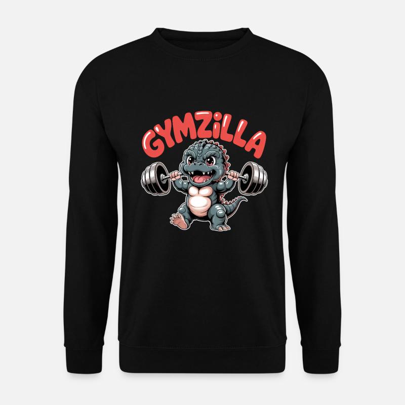 Gymzilla – Motivations-Gym-Zitat - Unisex Pullover - Schwarz