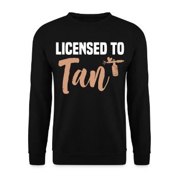  Spray Tan Technician Professionals Kit Spray Tan - Unisex Sweatshirt - black - Front - Alina (178cm) & Michal (187cm)