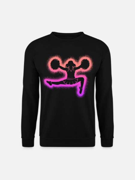 Cheerleading Kinder Mädchen Damen Cheerleader - Unisex Pullover - Schwarz