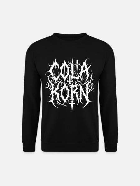 Cola Korn Black Metal - Unisex Pullover - Schwarz