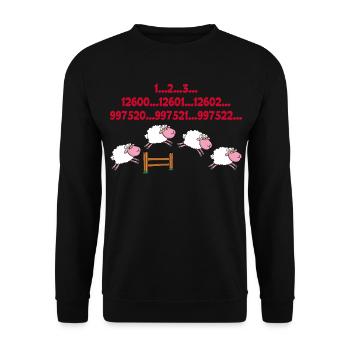 The insomniac technique - Unisex Sweatshirt - black - Front - Alina (178cm) & Michal (187cm)