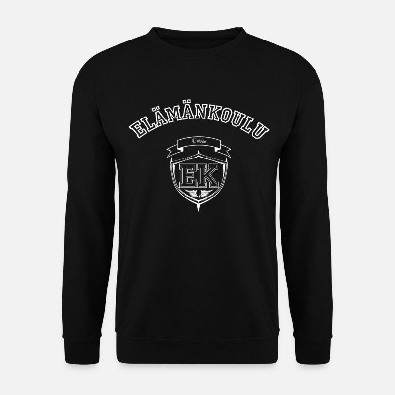 Die Schule des Lebens - Unisex Pullover - Schwarz