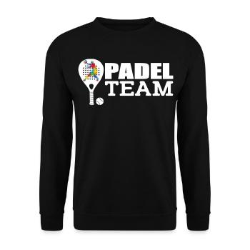 Padel - Unisex Pullover - Schwarz - Vorne - Alina (178cm) & Michal (187cm)
