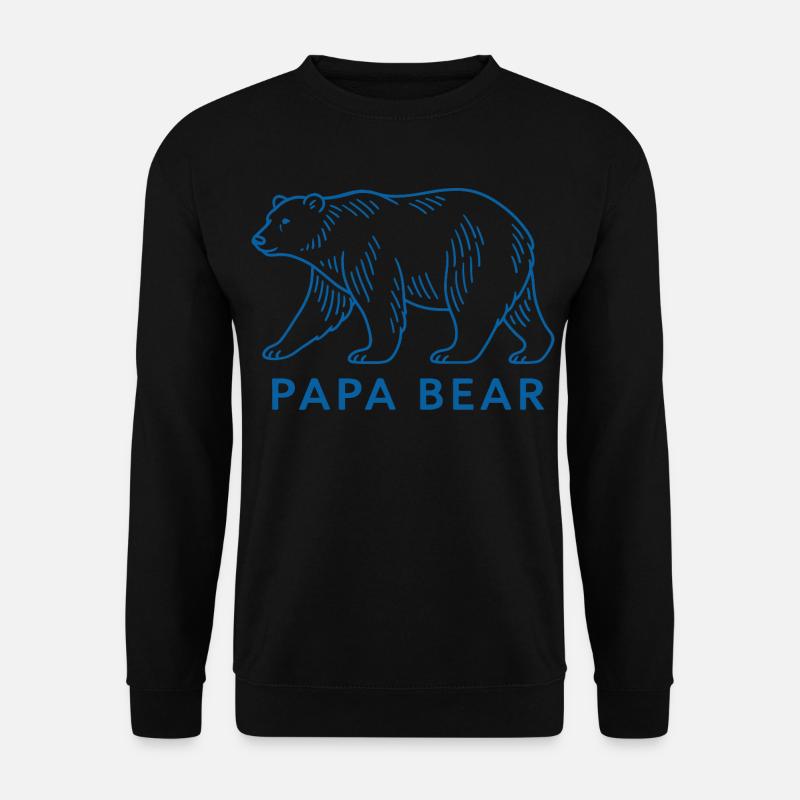 Papa Bear - Unisex Pullover - Schwarz
