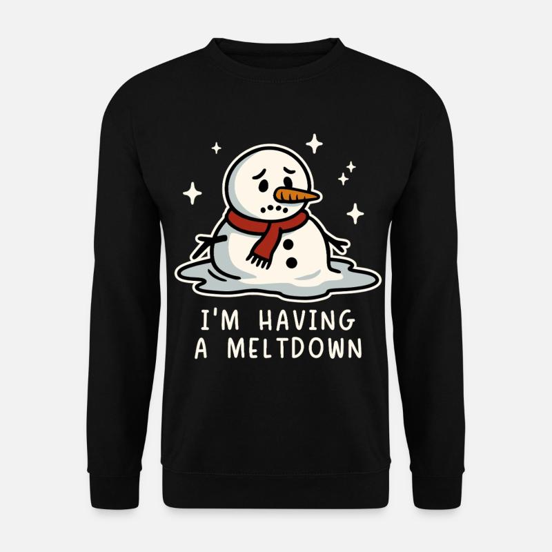 Je fais une crise - Sweat-shirt Unisexe - noir