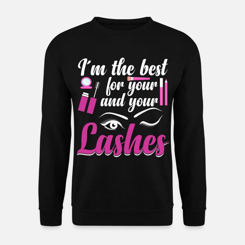  Eyelash Artist Cosmetologist Lash Technician - Unisex Sweatshirt - black