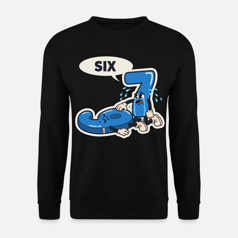67 Six Seven Meme Weihnachten Italian meme - Unisex Pullover - Schwarz