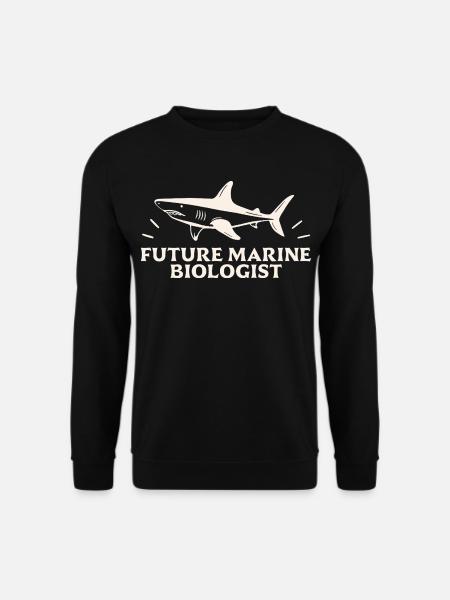 Future marine biologist biology student - Unisex Sweatshirt - black