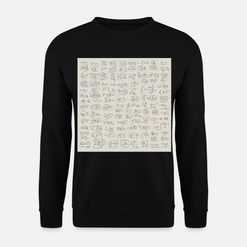 New Abstract Language - Unisex Sweatshirt - black