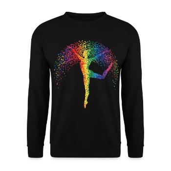 Gymnastics Gymnastics Floor Gymnastics Artistic Gymnastics Teenagers - Unisex Sweatshirt - black - Front - Alina (178cm) & Michal (187cm)