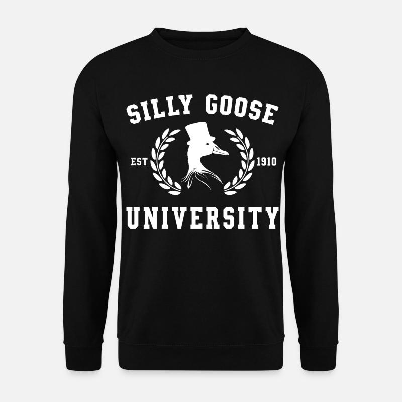 Goose University Crest - Unisex Sweatshirt - black