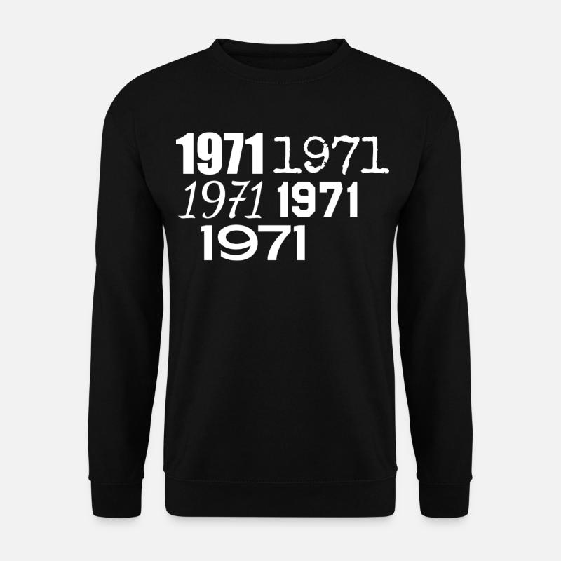 1971 - Unisex Pullover - Schwarz