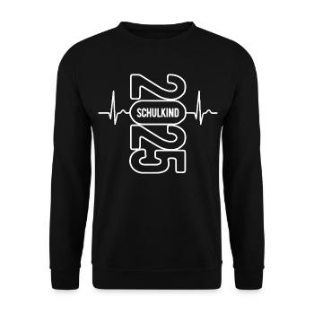 Enfant scolaire 2026 - Inscription scolaire - Première année ECG - Sweat-shirt Unisexe - noir - Devant - Alina (178cm) & Michal (187cm)