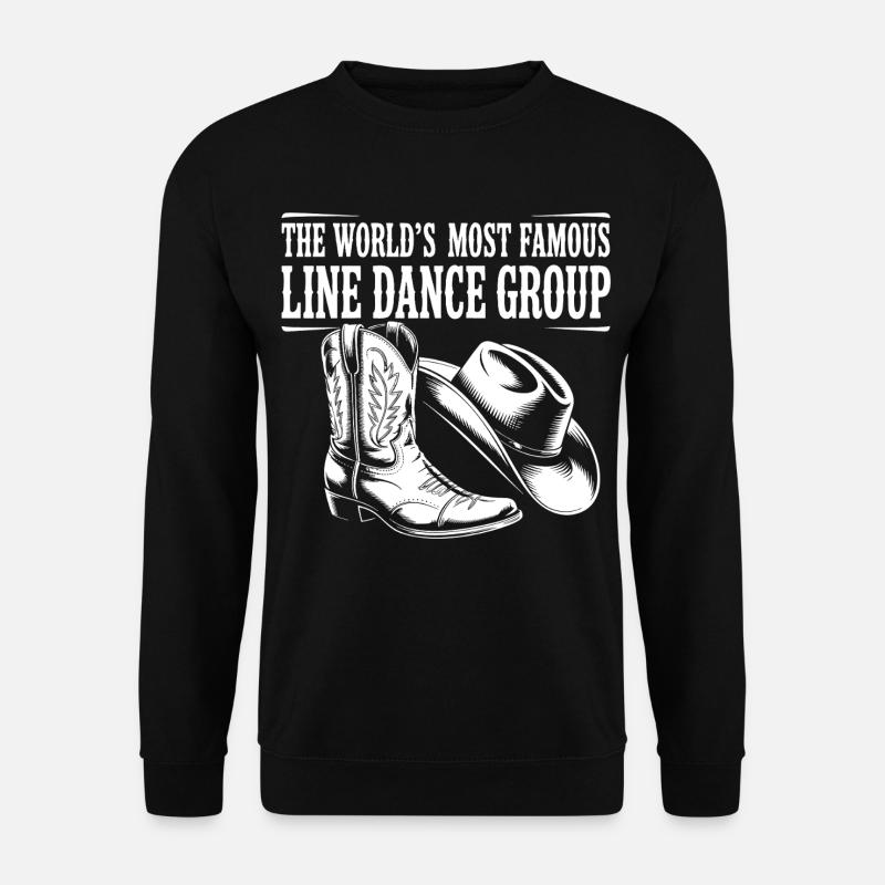 World-famous line dance group - Unisex Sweatshirt - black