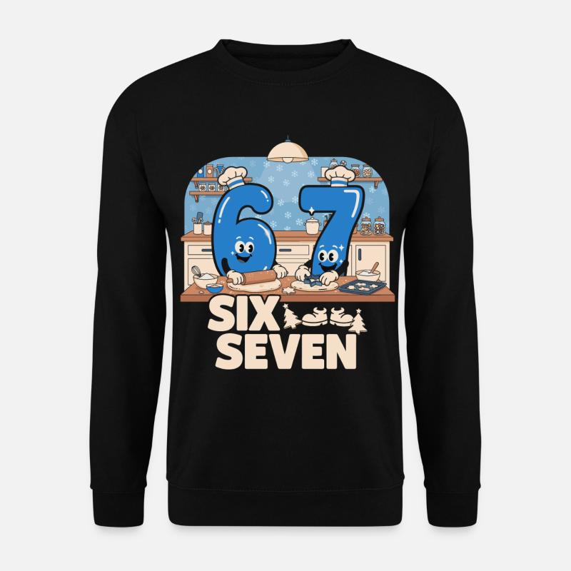 67 Memes Italian Funny Baking Gift - Unisex Sweatshirt - black
