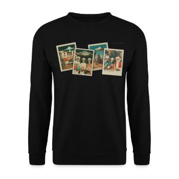Christmas 1947 - Unisex Sweatshirt - black - Front - Alina (178cm) & Michal (187cm)