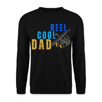Moulinet de la fête des pères Dad Cool Dad Dad Dread Pull - Sweat-shirt Unisexe - noir - Devant - Alina (178cm) & Michal (187cm)