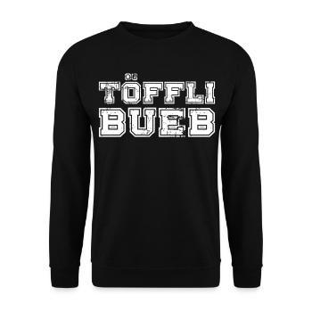 Style Vieilli du Collège Töfflibueb - Sweat-shirt Unisexe - noir - Devant - Alina (178cm) & Michal (187cm)