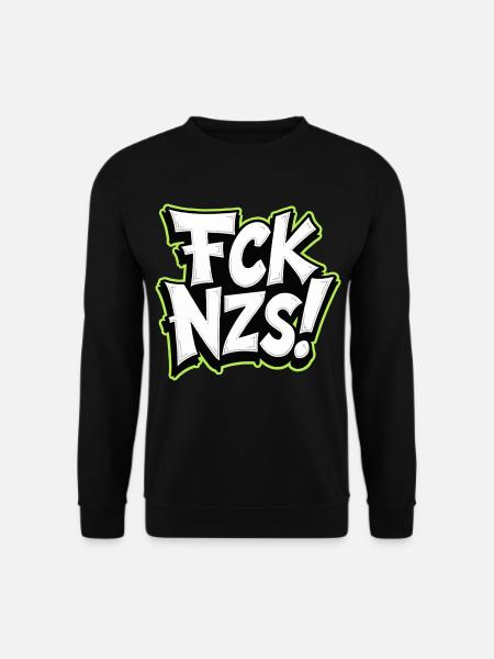 FCK NZS Statement against Racism - Unisex Sweatshirt - black