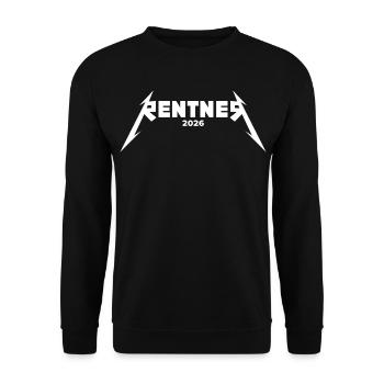 Metal Rentner 2026 Prêt à Rock - Rente - Sweat-shirt Unisexe - noir - Devant - Alina (178cm) & Michal (187cm)