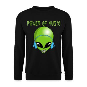 Interstellar music - Unisex Sweatshirt - black - Front - Alina (178cm) & Michal (187cm)