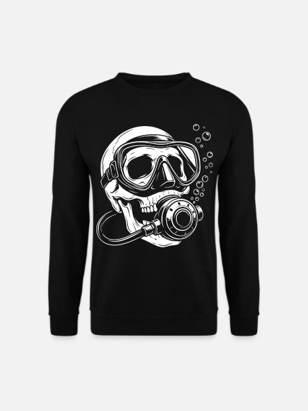 Taucher Design - Scuba Diver - Unisex Sweatshirt - black