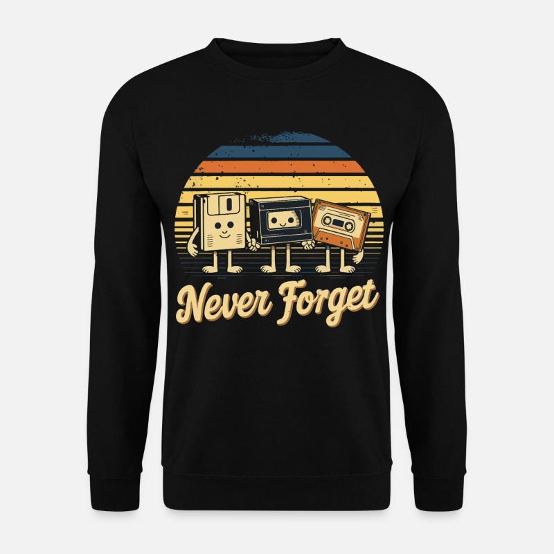 Never forget - Unisex Pullover - Schwarz