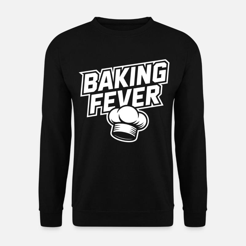 Baking Fever: Chef's Hat Design - Unisex Sweatshirt - black