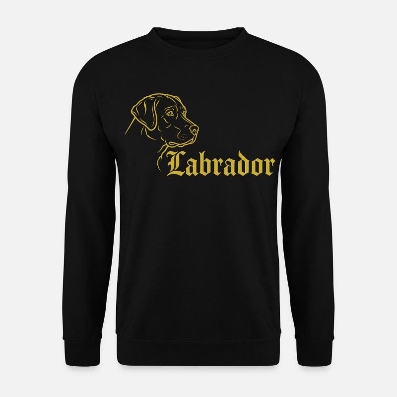 Labrador – Zeitlose Eleganz - Unisex Pullover - Schwarz