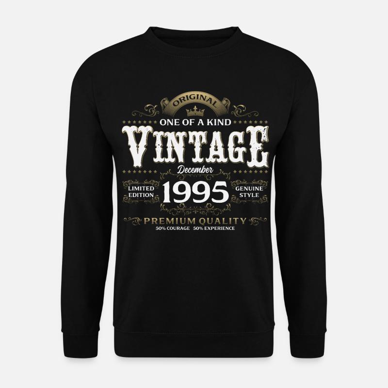 30e anniversaire Millésime Décembre 1995 - Sweat-shirt Unisexe - noir
