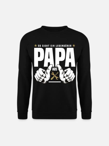 Legendary dad - Unisex Sweatshirt - black