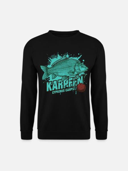 Carpe – Le roi du lac - Sweat-shirt Unisexe - noir