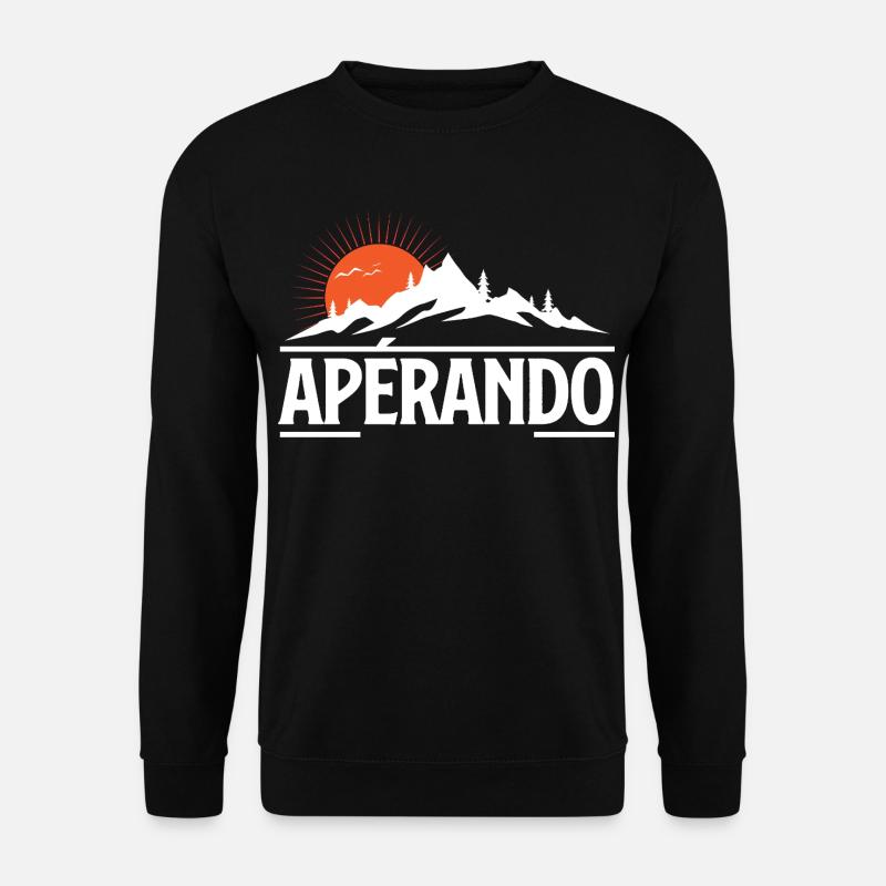 Sun Mountain Abenteuer - Unisex Pullover - Schwarz