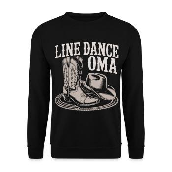 Bottes de grand-mère LineDance - Sweat-shirt Unisexe - noir - Devant - Alina (178cm) & Michal (187cm)