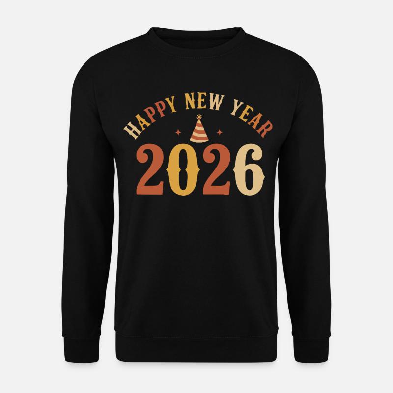Feiert die schöne Silvesterparty 2026 - Unisex Pullover - Schwarz