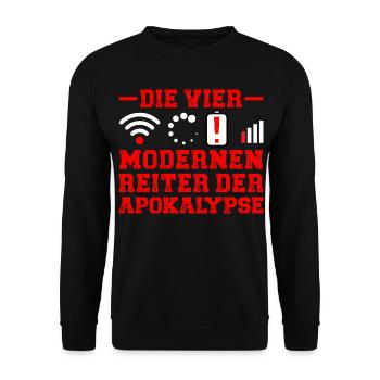 Computers THE FOUR HORSEMEN OF THE MODERN APOCALYPSE - Unisex Sweatshirt - black - Front - Alina (178cm) & Michal (187cm)