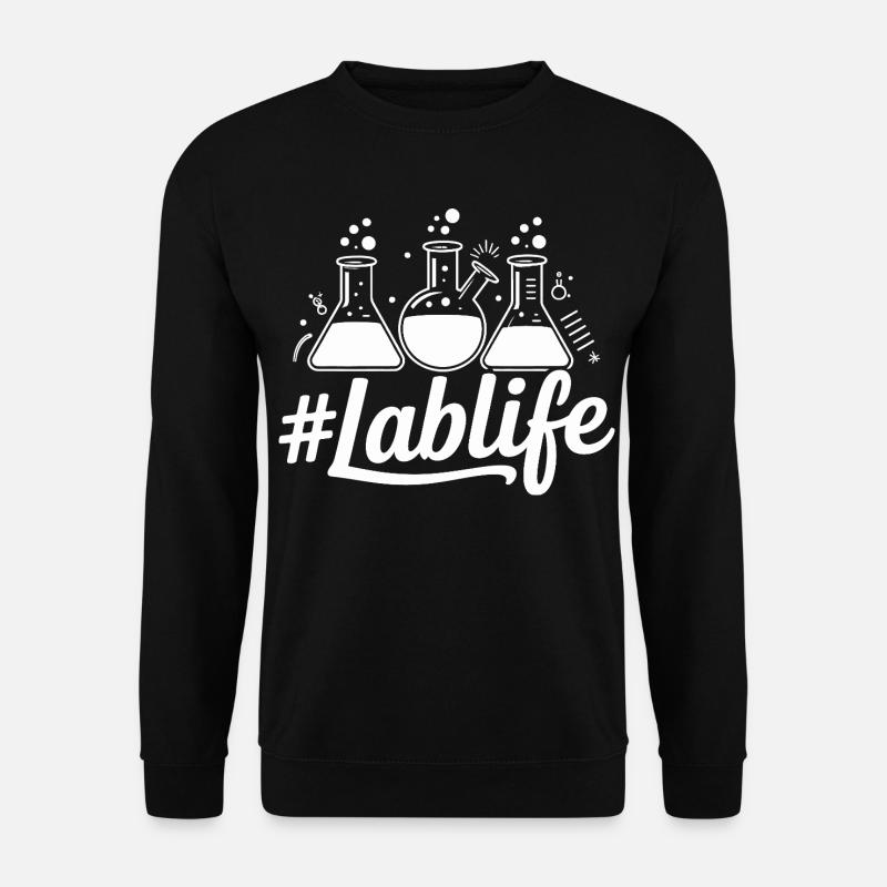 LabLife Mug Illustration - Unisex Sweatshirt - black