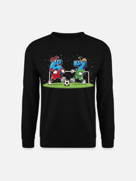67 Six Seven Carnival Costume Fußball Italien Meme - Unisex Pullover - Schwarz