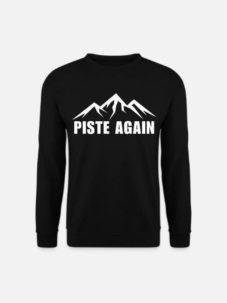 WIEDER PIE. SKI. SKI-WINDESPORT - Unisex Pullover - Schwarz