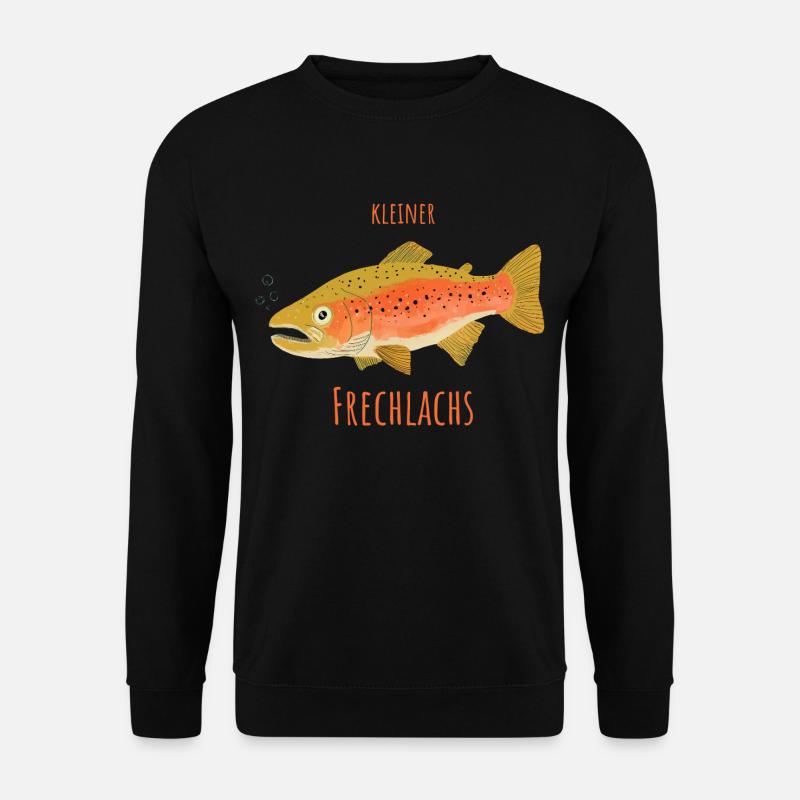 Kleiner Frechlachs - Unisex Pullover - Schwarz