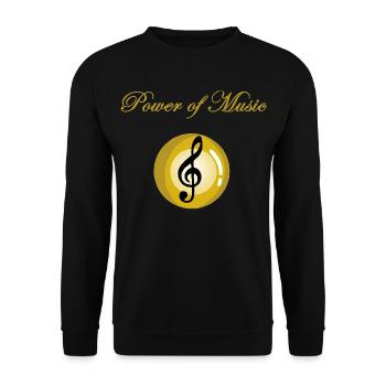 The jewel of music - Unisex Sweatshirt - black - Front - Alina (178cm) & Michal (187cm)