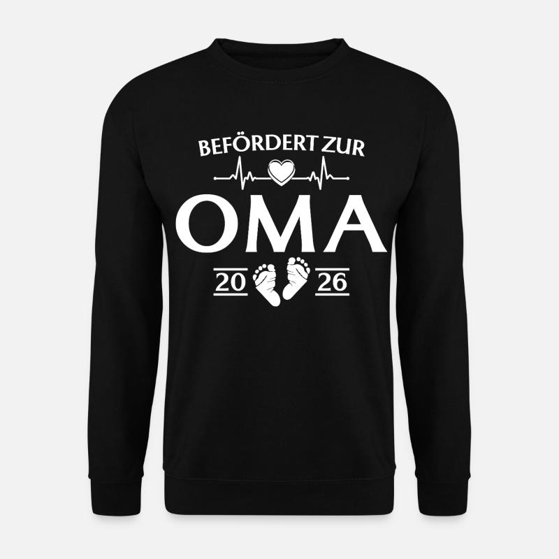 Großmutter 2026 - Befördert zur Oma - Unisex Pullover - Schwarz