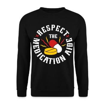 Medical Assistant MFA - Unisex Sweatshirt - black - Front - Alina (178cm) & Michal (187cm)