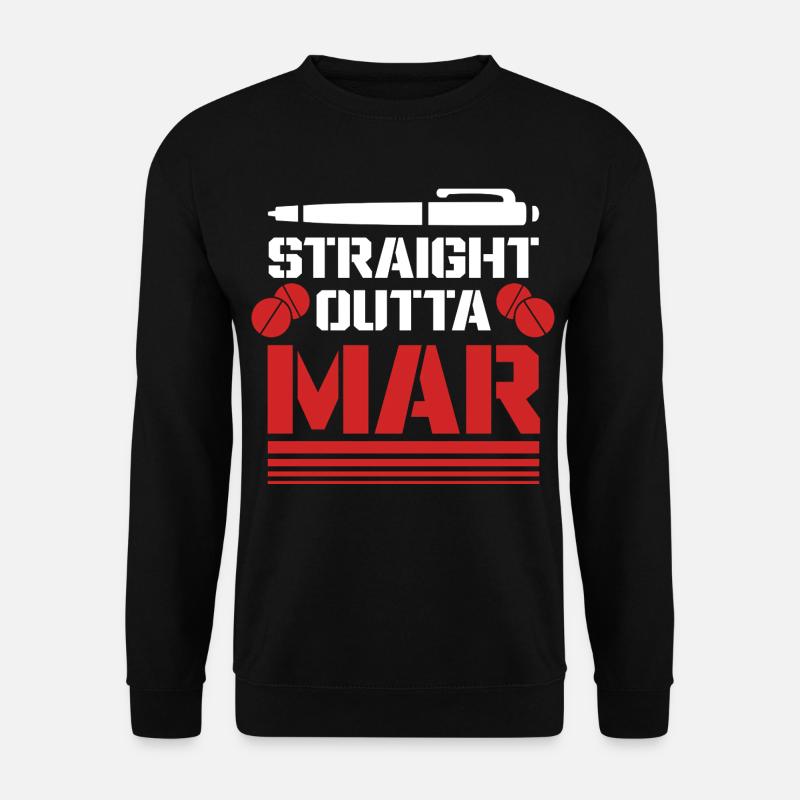 Medizinische Fachangestellte Straight Outta MAR - Unisex Pullover - Schwarz