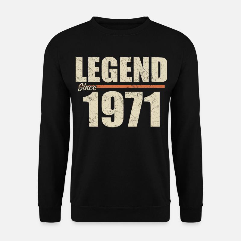 Geburtstag 1971 | Legende seit 1971 - Unisex Pullover - Schwarz