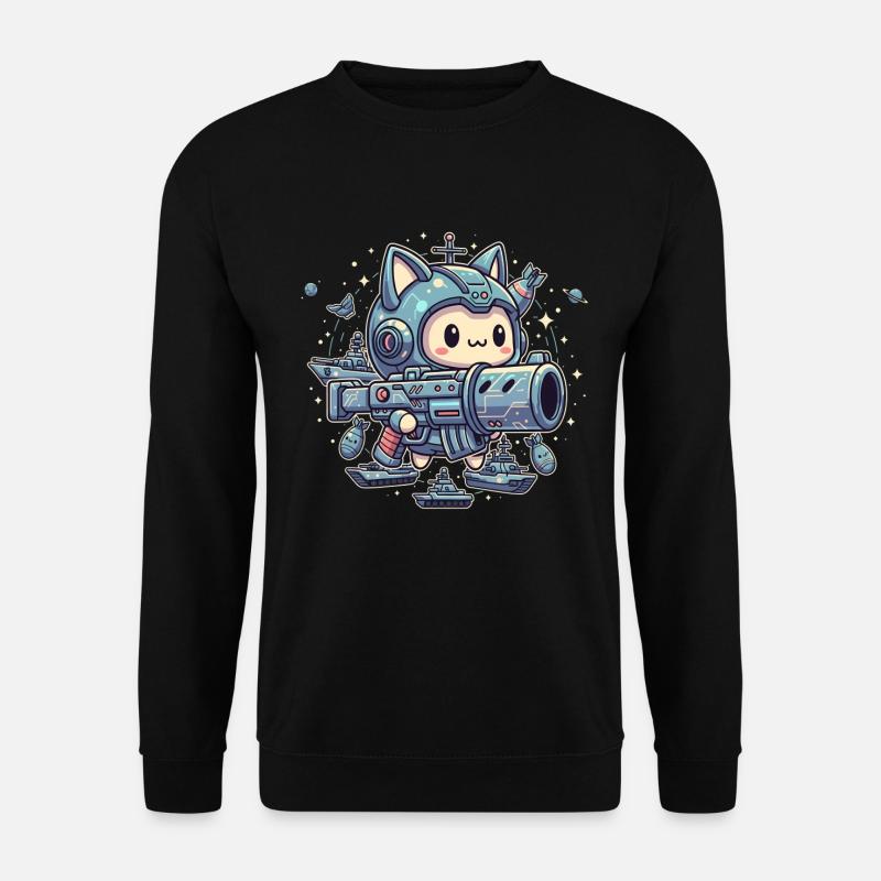 Space Cutie Warrior - Unisex Sweatshirt - black