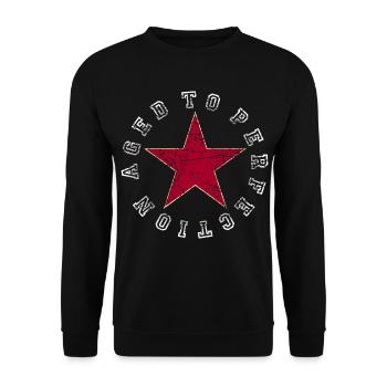 Aged To Perfection Birthday Gift Any Age - Unisex Sweatshirt - black - Front - Alina (178cm) & Michal (187cm)