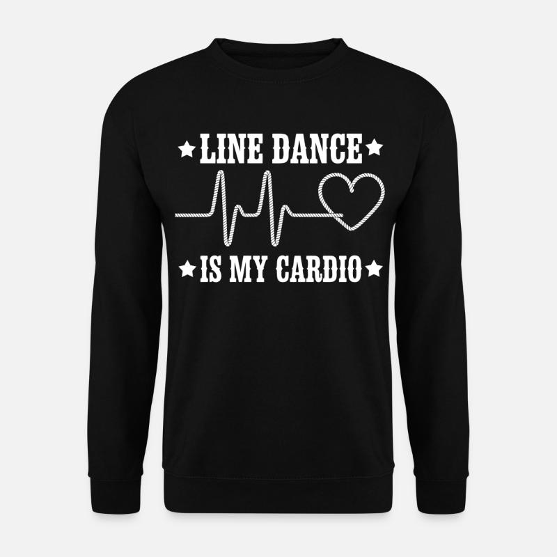 Line Dance Cardio Motiv - Unisex Pullover - Schwarz