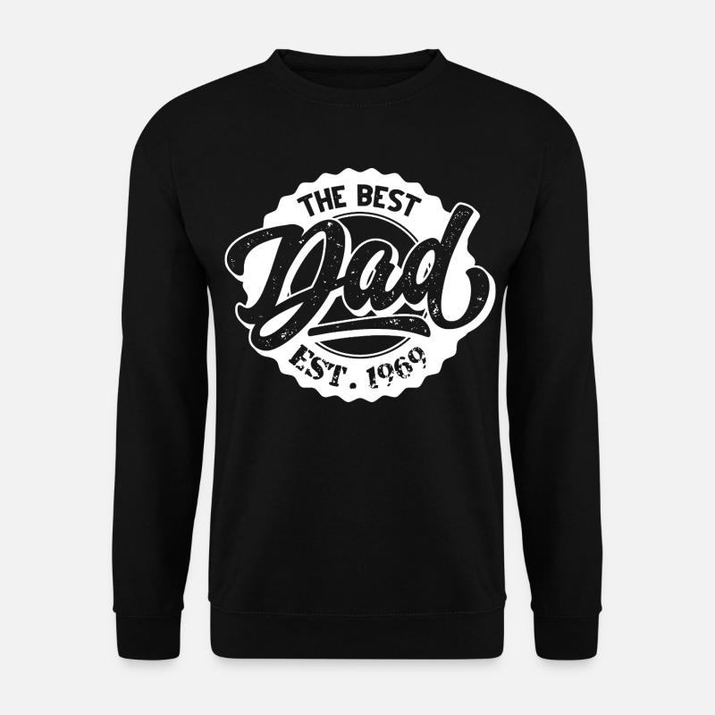 The Best Dad EST 1969 - Unisex Sweatshirt - black