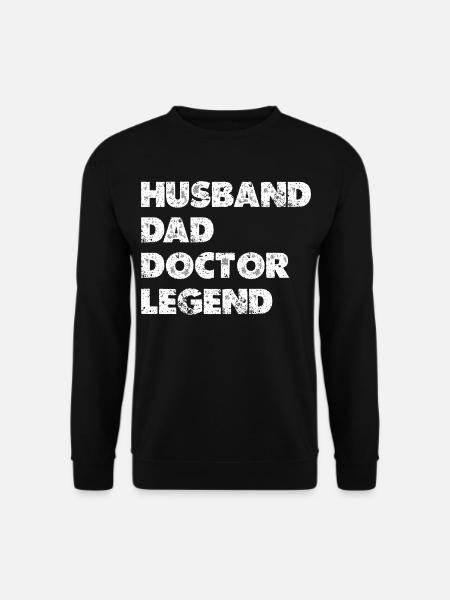 Heldenkombi Ehemann Vater Doktor - Unisex Pullover - Schwarz
